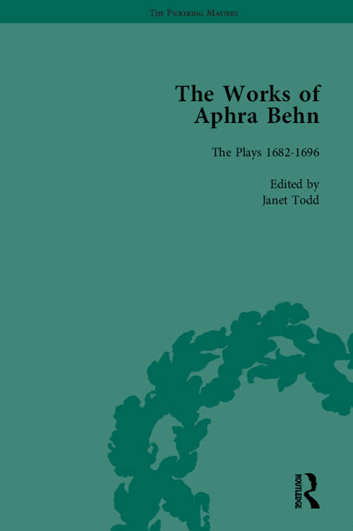 Book cover of The Works of Aphra Behn: Poetry (The Pickering Masters)