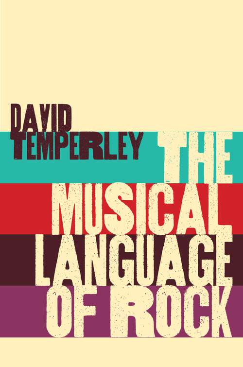 Book cover of MUSICAL LANGUAGE OF ROCK C
