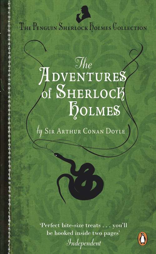 Book cover of The Adventures of Sherlock Holmes: First Of The Five Sherlock Holmes Short Story Collections, With Active Table Of Contents