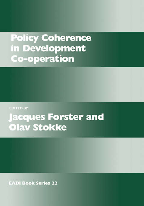 Book cover of Policy Coherence in Development Co-operation (Routledge Research EADI Studies in Development)