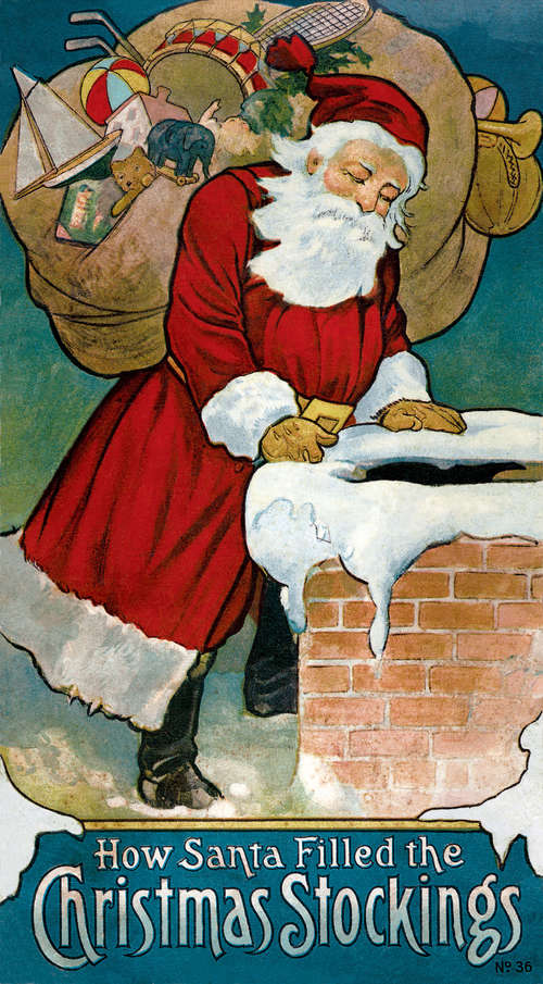 Book cover of How Santa Filled the Christmas Stockings