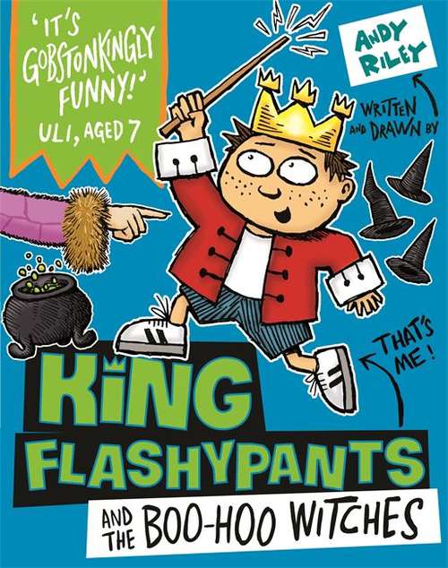 Book cover of King Flashypants and the Boo-Hoo Witches: Book 4 (PDF) (King Flashypants Series)