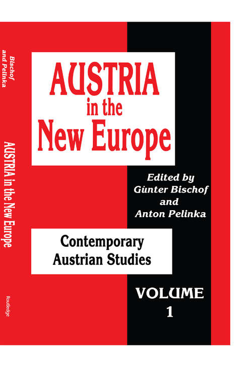 Book cover of Austria in the New Europe (Contemporary Austrian Studies)