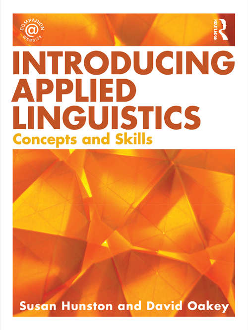 Book cover of Introducing Applied Linguistics (PDF): Concepts and Skills