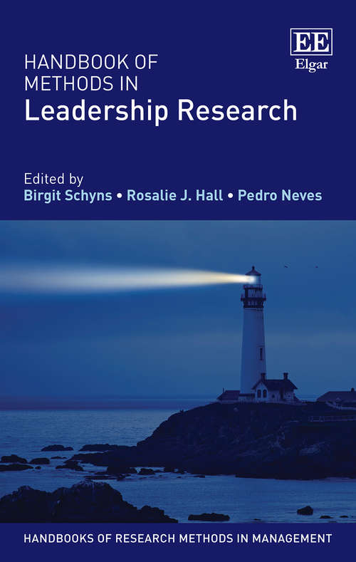 Book cover of Handbook of Methods in Leadership Research (Handbooks of Research Methods in Management series)