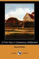 Book cover of A First Year in Canterbury Settlement