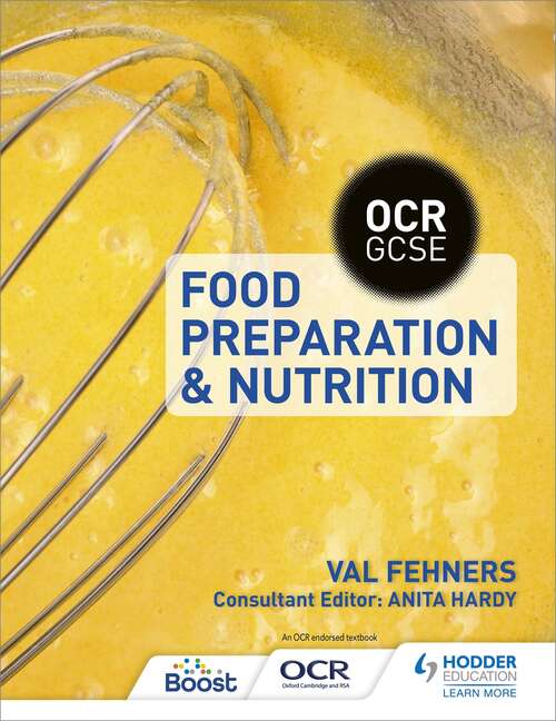 Book cover of OCR GCSE Food Preparation and Nutrition