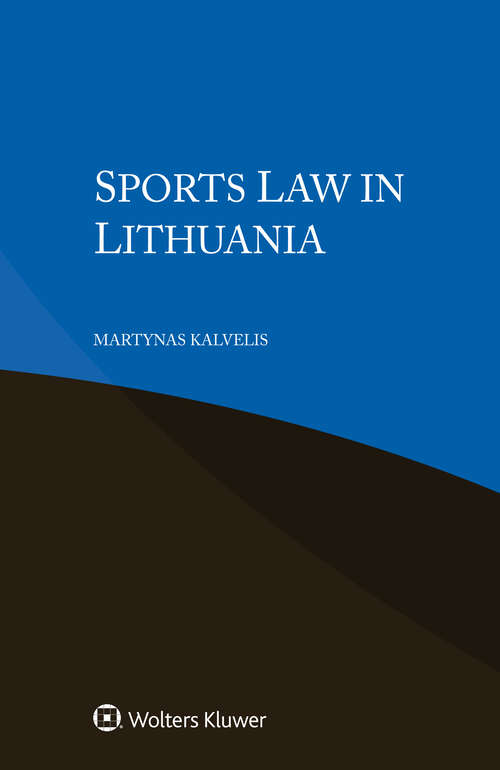 Book cover of Sports Law in Lithuania