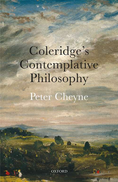 Book cover of Coleridge's Contemplative Philosophy