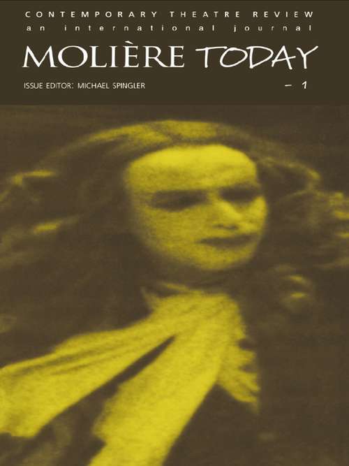 Book cover of Moliere Today 1