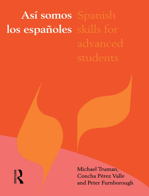 Book cover of Asi somos los espanoles: Spanish Skills for Advanced Students