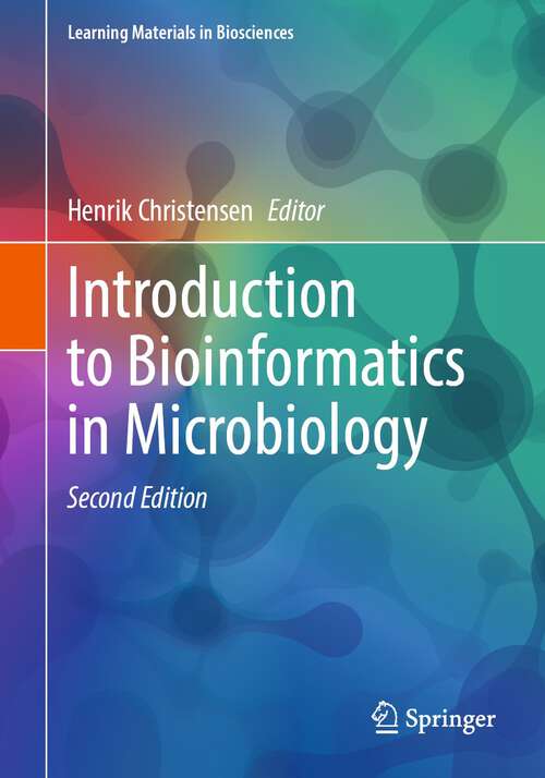 Book cover of Introduction to Bioinformatics in Microbiology (2nd ed. 2023) (Learning Materials in Biosciences)