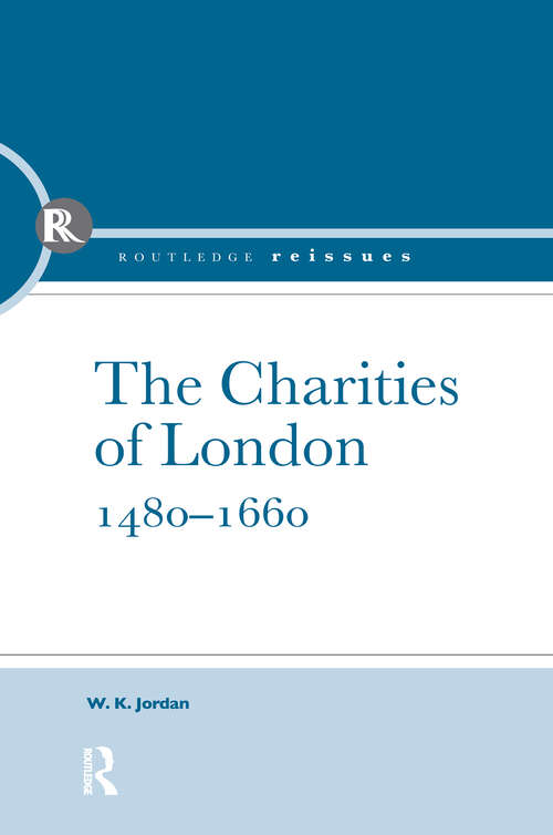 Book cover of Philanthropy in England: A Study Of The Changing Patterns Of English Social Aspirations (Routledge Library Editions)