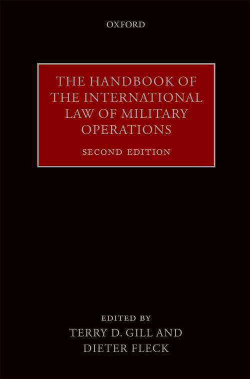 Book cover of The Handbook of the International Law of Military Operations