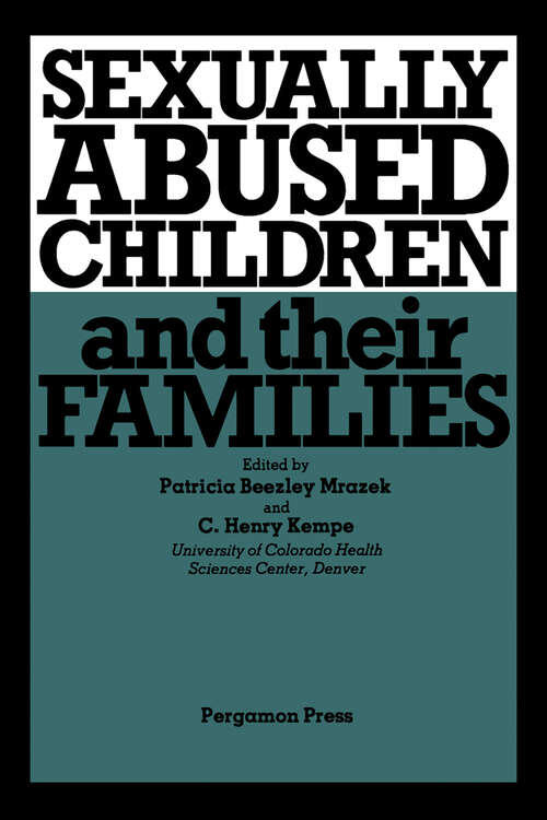 Book cover of Sexually Abused Children & Their Families