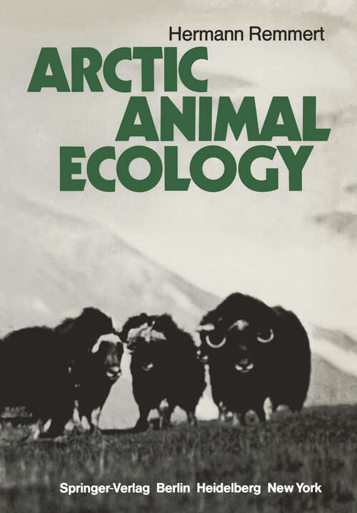 Book cover of Arctic Animal Ecology (1980)