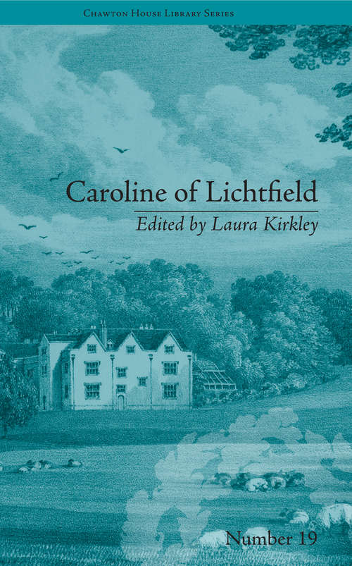 Book cover of Caroline of Lichtfield: by Isabelle de Montolieu (Chawton House Library: Women's Novels)