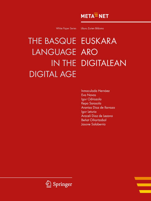 Book cover of The Basque Language in the Digital Age (2012) (White Paper Series)