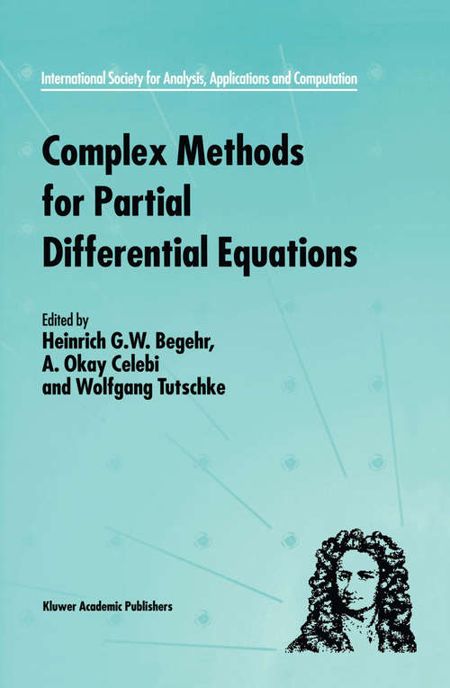 Book cover of Complex Methods for Partial Differential Equations (1999) (International Society for Analysis, Applications and Computation #6)