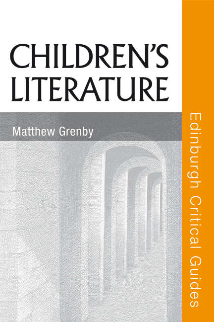 Book cover of Children's Literature (Edinburgh Critical Guides to Literature)