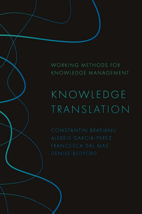 Book cover of Knowledge Translation (Working Methods for Knowledge Management)