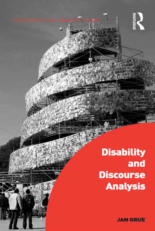 Book cover of Disability and Discourse Analysis (Interdisciplinary Disability Studies)