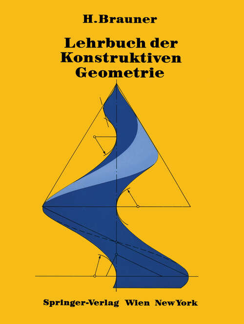 Book cover of Lehrbuch der Konstruktiven Geometrie (1986)