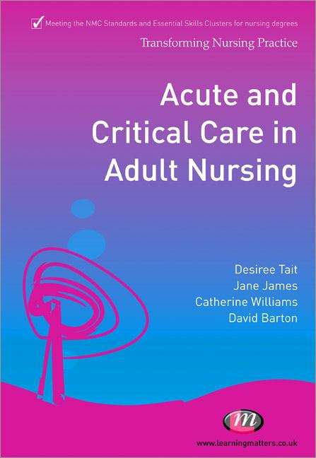 Book cover of Acute And Critical Care In Adult Nursing (PDF)