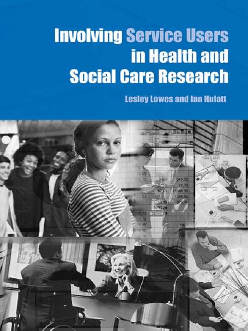 Book cover of Involving Service Users in Health and Social Care Research
