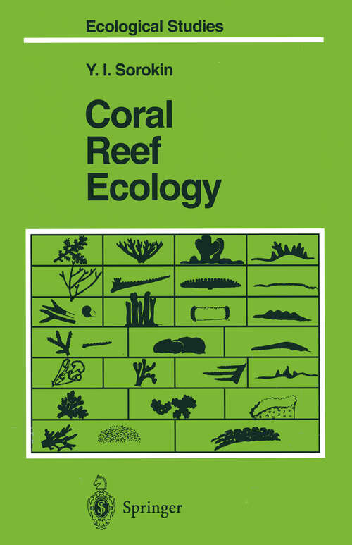 Book cover of Coral Reef Ecology (1995) (Ecological Studies #102)