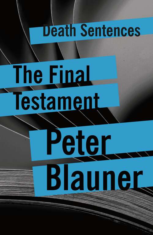 Book cover of The Final Testament (Death Sentences: Short Stories to Die For #11)