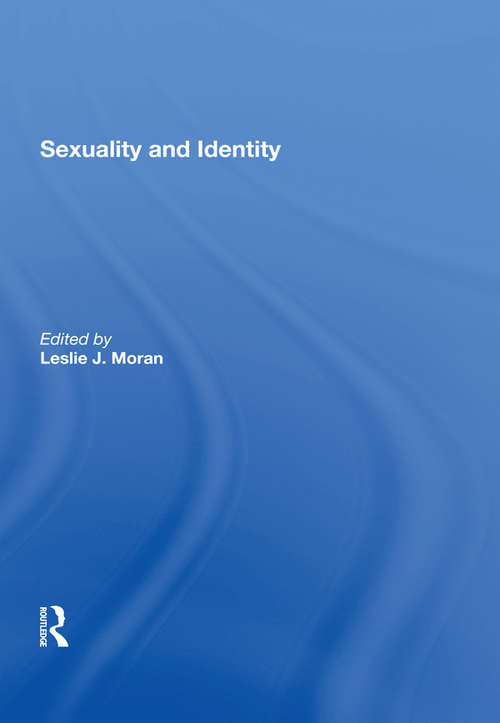 Book cover of Sexuality and Identity