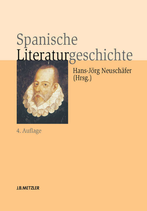 Book cover of Spanische Literaturgeschichte (4. Aufl. 2011)