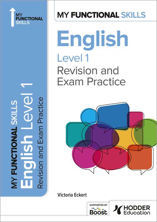 Book cover of My Functional Skills: Revision and Exam Practice for English Level 1