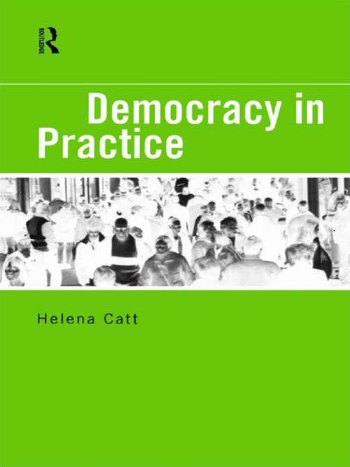 Book cover of Democracy in Practice