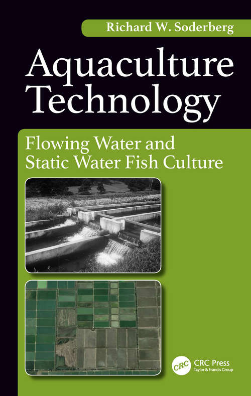 Book cover of Aquaculture Technology: Flowing Water and Static Water Fish Culture