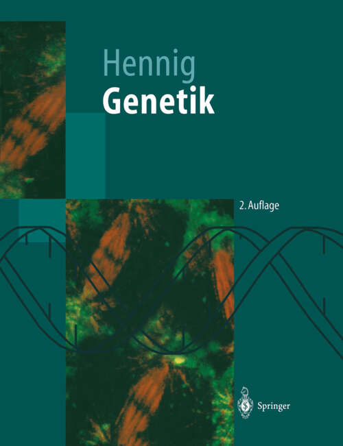 Book cover of Genetik (2. Aufl. 1998) (Springer-Lehrbuch)