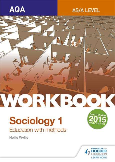 Book cover of AQA Sociology for A Level Workbook 1: Education with Methods (PDF)