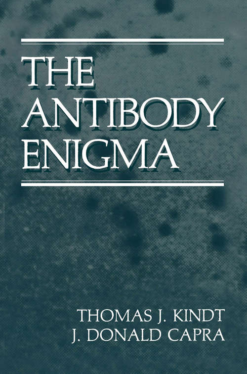 Book cover of The Antibody Enigma (1984)