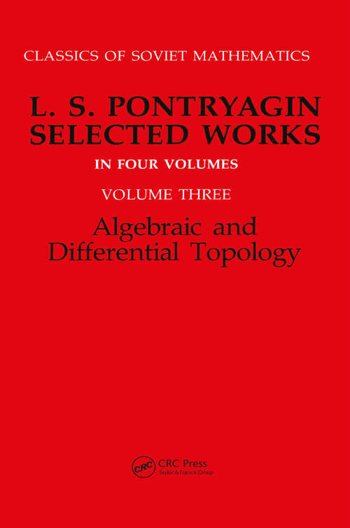 Book cover of Algebraic and Differential Topology