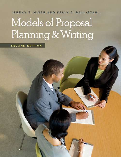 Book cover of Models of Proposal Planning & Writing