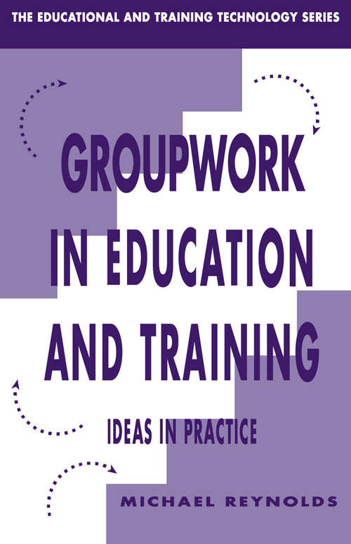 Book cover of Group Work in Education and Training