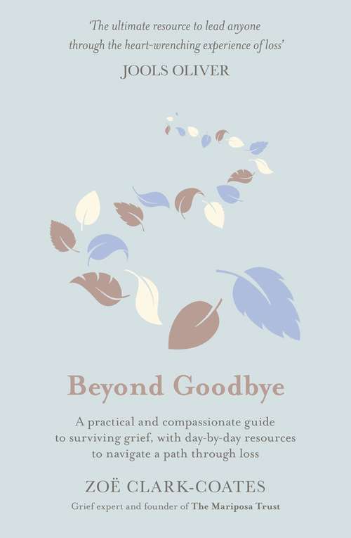 Book cover of Beyond Goodbye: A practical and compassionate guide to surviving grief, with day-by-day resources to navigate a path through loss
