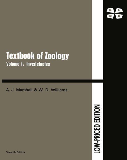 Book cover of Textbook of Zoology: Invertebrates (1st ed. 1972)