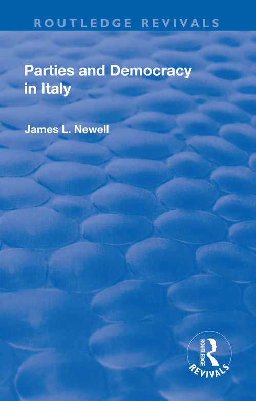 Book cover of Parties and Democracy in Italy