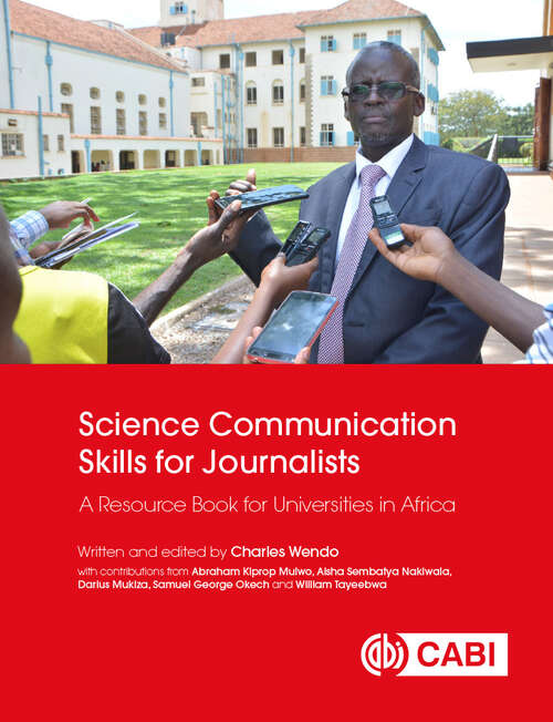 Book cover of Science Communication Skills for Journalists: A Resource Book for Universities in Africa