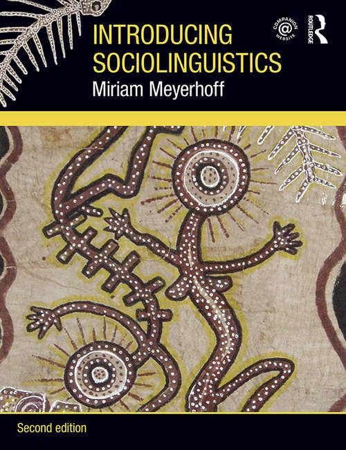 Book cover of Introducing Sociolinguistics (PDF)