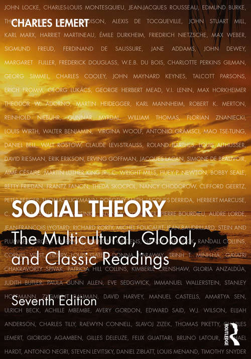 Book cover of Social Theory: The Multicultural, Global, and Classic Readings (7)