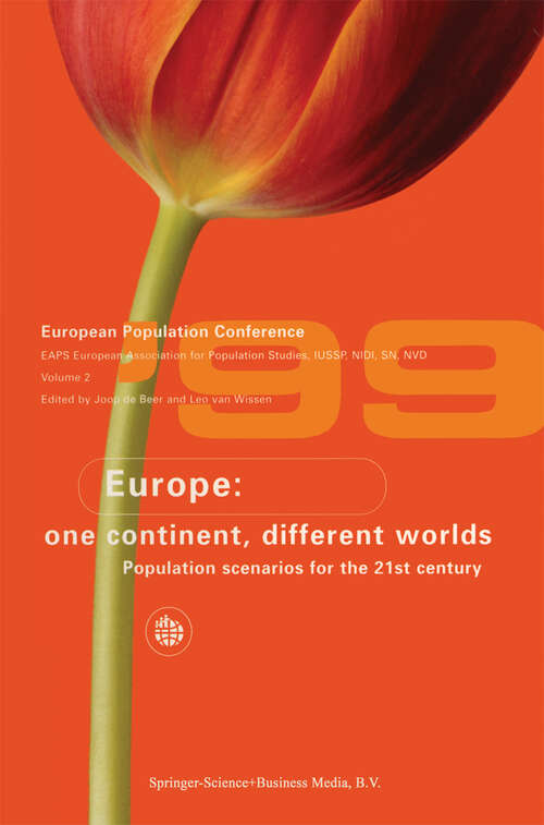 Book cover of Europe: Population Scenarios for the 21st Century (1999) (European Studies Of Population Ser. #7)