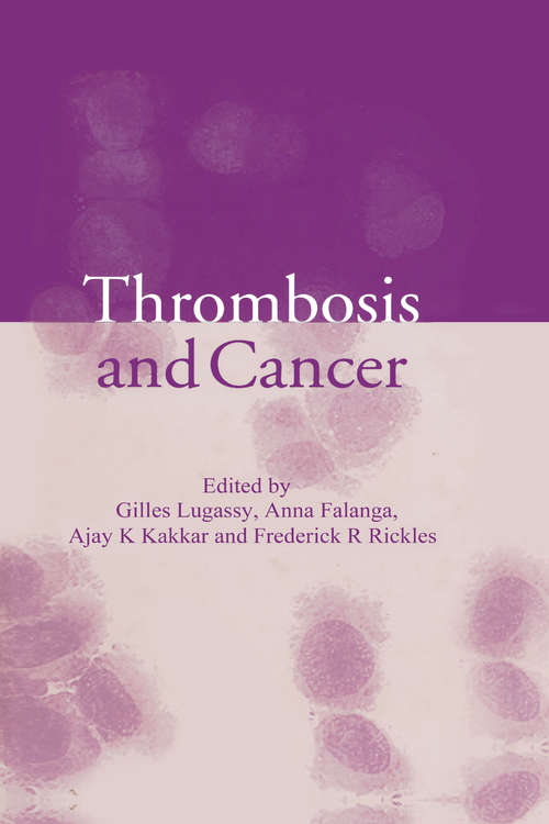 Book cover of Thrombosis and Cancer